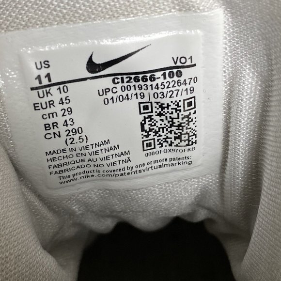 Nike PG 3 Paul George x NASA Apollo Missions 2019 White Gold - Size 11 - Picture 15 of 15